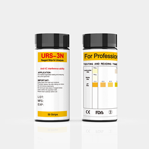 Kit de prueba UTI-Tiras de prueba de orina de 3 parámetros (leucocitos pH nitrito) | Tiras de varilla médica manual CE ISO certificado 50/100 - Product Image 5