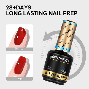 BORN PRETTY PRO 15 มล. ขายดี ไม่มีกรด ไม่มีสาร Hema 3 in 1 น้ำยาเตรียมเล็บ OEM บำรุงล้ำลึก น้ำยาดูดความชื้น น้ำยาน้ำยาปรับสภาพเล็บ สำหรับใช้ในร้านเสริมสวย - Product Image 4