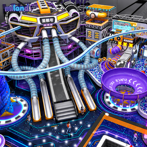 Parque de Diversiones Interior Chi1 <span class=keywords><strong>Dren</strong></span>, Parque de Atracciones Premium Llave en Mano, Tobogán Acuático, Tirolina para Jardín de Infancia, Cama Elástica, Guardería - Product Image 4