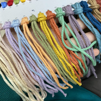 Grosir Tali Macrame Tali Katun Untai Bulat 27 Warna 3Mm untuk Diy