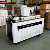 Chicai 2025 Automatic New Single Pass Side Inkjet Printer Cmyk 4 Colors Dye Ink for Disposable Paper Cup Printing