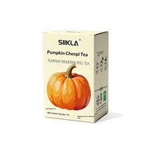 Sachets de thé à la citrouille et à la peau de mandarine, boîte de 45g, mélange citrouille-mandarine pour infusion chaude ou froide, directement de l'usine source du livestream