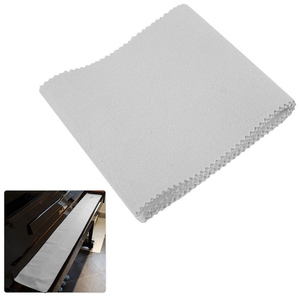 Housse anti-poussière en flanelle douce de qualité pour clavier de <span class=keywords><strong>piano</strong></span>, tissu anti-décoloration gris - Product Image 4