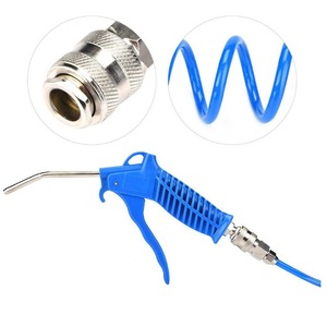 Pneumatic Blow Gun Kit 6 Mm 1/4 Inch Quick Connect Stainless Steel Air Hose With Nozzle For Compressor Use - Product Image 4