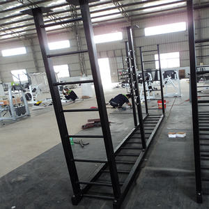 Rack d'entraînement commercial en métal pour CrossFit, échelle aérienne horizontale complète, barres de singe, échelle parallèle pour entraînement de force - Product Image 3