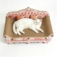 Canapé anti-dérapant et anti-griffures pour chat, résistant à l'usure, sans perte de fibres, griffoir pour chat, en carton ondulé, chaise longue pour chat, lit pour chat