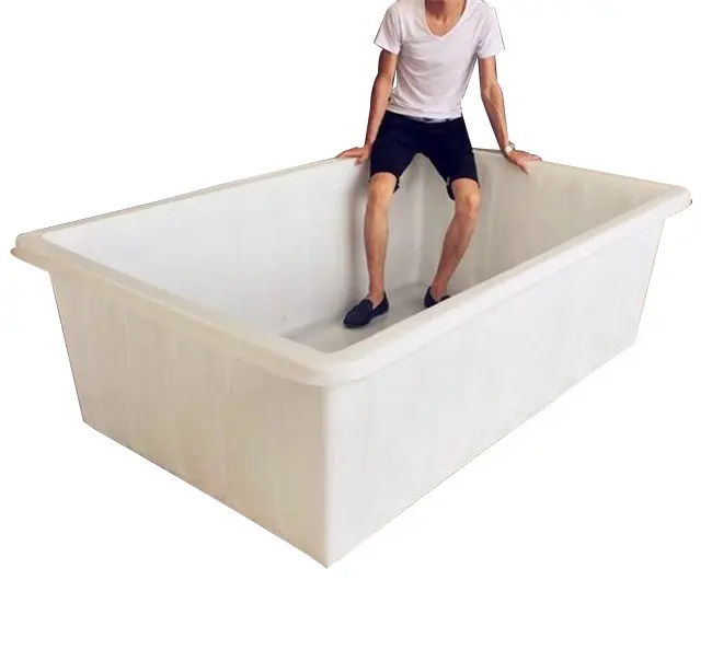 Poly food grade 1000l large plastic container tubs square plastic water tank wholesale