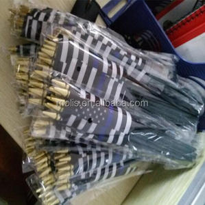 Bandera de jardín de policía estadounidense de línea azul delgada de doble cara - Product Image 5