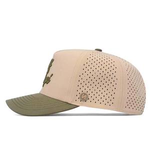 Cappellino da Baseball Ricamato 3D con Logo Personalizzato, Bicolore, Asciugatura Rapida, Impermeabile, Cappello da <span class=keywords><strong>Golf</strong></span> con Fori Tagliati al Laser, Traspirante, Cappellino Sportivo - Product Image 3