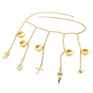 Klassische Cosplay-Kettenringe 5-Finger-Ringe Hunter X Hunter Kurapika Kettenringe für Damen und Herren für <span class=keywords><strong>Anime</strong></span> Hunter Charakter Cosplay - Product Image 1
