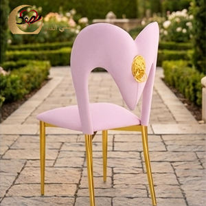 Chaise de banquet moderne en acier inoxydable et velours pour réceptions d'événements et banquets de mariage commerciaux - Product Image 5