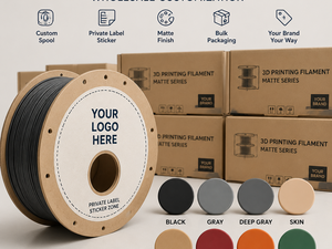 Filament PLA Mat en Gros 1,75 mm avec Couche Anti-Reflet et Effet de Camouflage, 8 Couleurs, Teintes Bois Clair et Teintes Chair pour Creality Bambu Lab - Product Image 4
