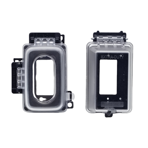 आउटडोर आउटलेट कवर सिंगल गैंग इलेक्ट्रिकल बॉक्स ब्लैक वाटरप्रूफ प्लग में गीले स्थानों के लिए वेदरप्रूफ इनक्लोजर शामिल हैं - Product Image 4