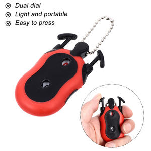 Compteur de score de golf miniature en gros, noir, en ABS, pour enregistrer les coups, avec clip, pratique - Product Image 4