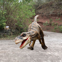 Lifesize – Costume de dinosaure robot t-rex à jambes cachées pour adultes
