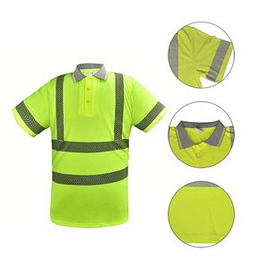 Nhiều Màu sắc huỳnh quang và kích cỡ cuộc sống khả năng hiển thị cao phản chiếu ngắn tay Giao Thông Đường Bộ Ánh sáng an toàn T-Shirt - Product Image 3