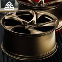 Jantes forgées monobloc 722Auto 18 19 20 21 pouces 5x114.3 5x120 5x130 Bronze antique pour Nissan Silvia S13 S14 S15 Skyline GT-R