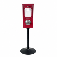 Nouvelle machine distributrice à fente unique 2026 avec support, pour autocollants de tatouage et fonctionnement portable par pièces de monnaie/jetons, certifiée CE, en stock et livraison rapide