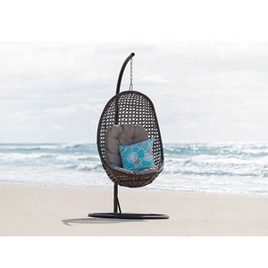 Leisure Outdoor Balcony Rattan <b>Round</b> Swing <b>Chair</b> Villa Courtyard Outdoor Furniture Hanging Rocking <b>Chair</b> - Product Image 3