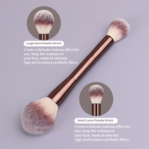 ชุดแปรงแต่งหน้าสำหรับอายแชโดว์และคอนทัวร์หน้า15ชิ้นพร้อมที่จับโลหะออกแบบได้ตามต้องการ - Product Image 6