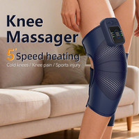 Enveloppe chauffante premium pour genou avec massage vibrant et 5 réglages de chaleur – Idéale pour le massage relaxant des genoux, épaules et coudes