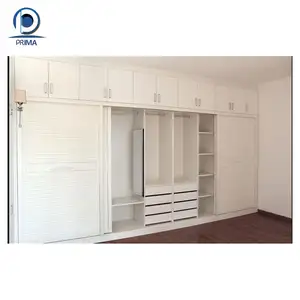 Prima Slaapkamer Garderobe Aangepast Modern Ontwerp Openslaande Vouwdeur Slaapkamer Garderobe