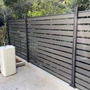 Cercado <span class=keywords><strong>de</strong></span> Wpc Sin privacidad compuesto 15mm 30mm espaciador valla <span class=keywords><strong>listones</strong></span> paneles para patio trasero - Product Image 1