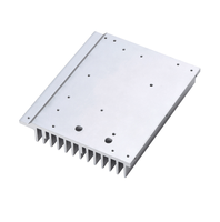 Profilé en aluminium extrudé sur mesure, dissipateur thermique, usinage CNC, pièces de radiateur de refroidissement industriel
