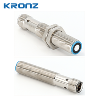 Capteur de distance ultrasonique KRONZ U12, sortie analogique 0-10V, portée de détection 20-120mm, IP67, connecteur M12 4 broches, industriel
