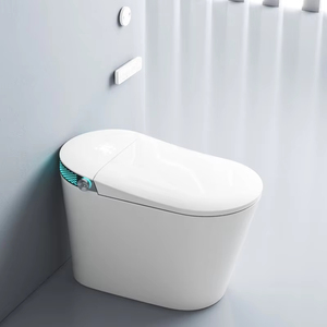 Inodoro Inteligente Integrado de Cerámica con Descarga Automática por Inducción, Directo de Fábrica, para Proyectos Hoteleros - Product Image 1