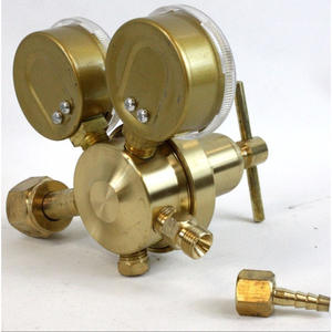 Kit de soudage et de découpe américain, manomètre à oxygène tout en cuivre, vanne de réduction de pression, connecteur d'entrée CGA540, régulateur de pression d'acétylène - Product Image 4