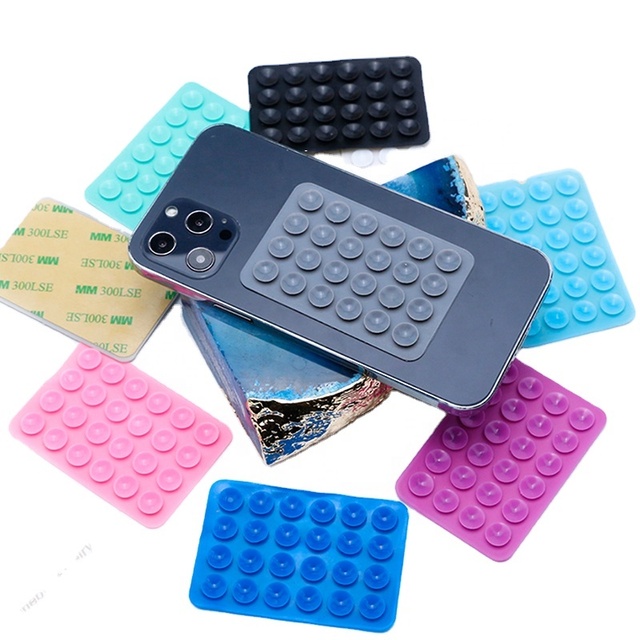 Wholesale Bulk Phone Case Adhesive Mount Cellphone Mobile Phone Grip Accessory Silicone Suction Mobile Phone Holder