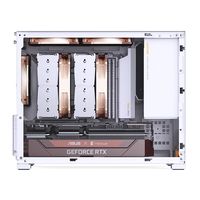 JONSBO D32 PRO m-atx casing Desktop PC Kompatibilitas tinggi casing Desktop Mini untuk casing PC Gaming mendukung MATX Back-Connect/BTF MB