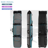 Sac à ski extensible personnalisable ; Étui de rangement à roulettes pour snowboard ; Pochette à accessoires pour snowboard haute capacité