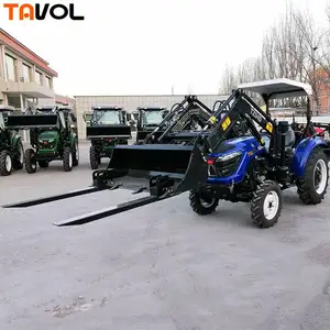 Traktor Mini Pertanian Bekas dengan Loader Ujung Depan dan Backhoe dari Pasokan Pabrik Cina