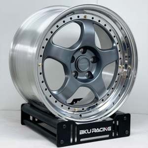 Jantes forgées en deux parties Bku pour Mercedes Benz SL400 SL500 <span class=keywords><strong>SL600</strong></span> SL320 <span class=keywords><strong>R129</strong></span> R231 R232 S350 S500 W220 19 20 pouces en alliage 5x112 - Product Image 1