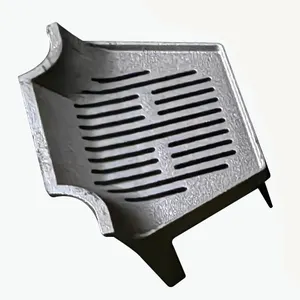 SPT OEM custom heavy duty clay sand casting services cast iron forged steel home liberty fireplace grate starter grill fireplace