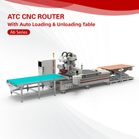 Machine de gravure CNC à chargement et déchargement automatiques sur 3 axes, machine de fraisage CNC, machine à travailler le bois