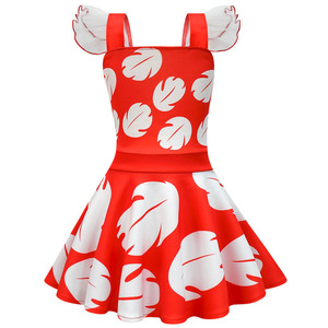 Disfraz de Cosplay para Niñas de la Película de Dibujos Animados <span class=keywords><strong>Lilo</strong></span> <span class=keywords><strong>y</strong></span> <span class=keywords><strong>Stitch</strong></span>, Vestido de Princesa <span class=keywords><strong>Lilo</strong></span> con Manga Casquillo, Traje Casual para Navidad <span class=keywords><strong>y</strong></span> Halloween - Product Image 3
