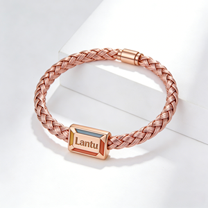 Pulsera de Acero Inoxidable con Baño de Oro de 18k, Pulsera de Cadena Elegante y Moderna para Mujer, Joyería para Regalo - Product Image 4