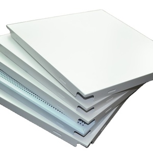 Meilleures ventes 600x600 Carreaux de <span class=keywords><strong>plafond</strong></span> en aluminium et métal Design moderne Imperméable et ignifuge - Product Image 4