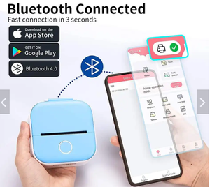 Phomemo t02 termal mini yazıcı fotoğraf taşınabilir yazıcı hediye için inpocket cep makbuz fotoğraf yazıcı - Product Image 3
