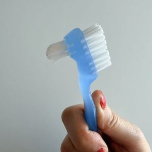 Brosse à <span class=keywords><strong>dents</strong></span> double face efficace pour prothèses dentaires, nettoyeur d'appareils dentaires amovibles - Product Image 1