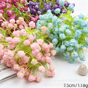 Fleurs artificielles en mousse de gypsophile 10 cm, haute simulation, pour décorations de mariage DIY - Product Image 3