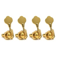 Wholesale Gold Open End Rosewood Tuning Pegs 4 String for Jazz Electric Bass Guitar Replacement Accessories