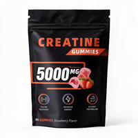 VitaSpring Créatine HCL Gommes Énergie et Soutien – Complément de Créatine Monohydrate Halal pour Sportifs 5000mg – Gommes de Créatine pour Adultes