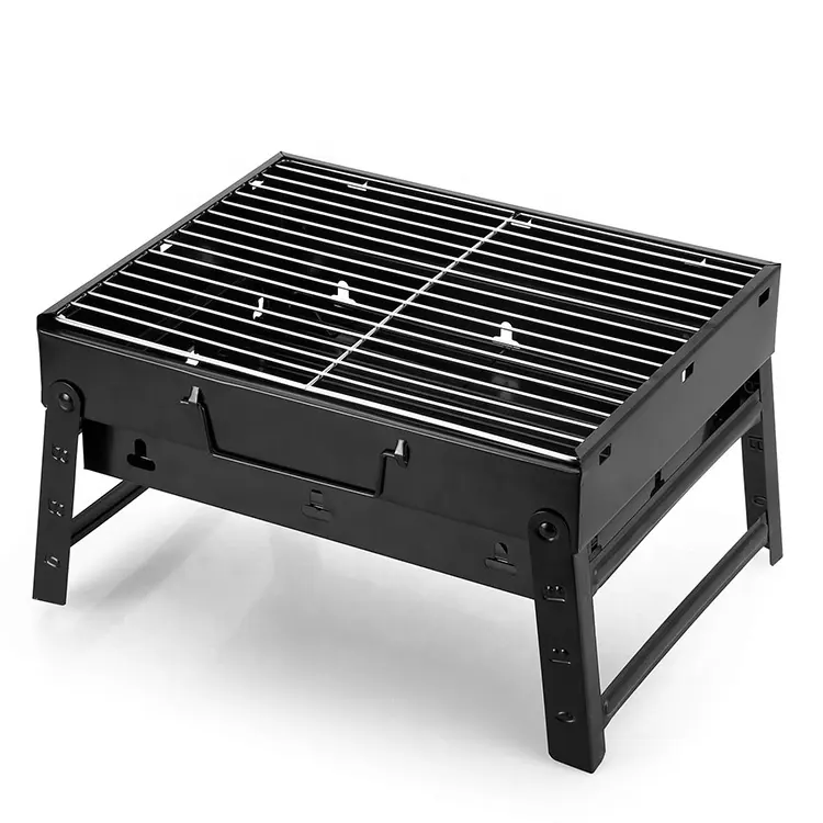 Steelite metallo nero carbone barbecue Barbecue Grill forno barbecue in carbonio nero Gril
