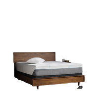 Matelas hybride de luxe à ressorts ensachés confortable avec housse amovible et tissu rafraîchissant, expédié compressé dans une boîte