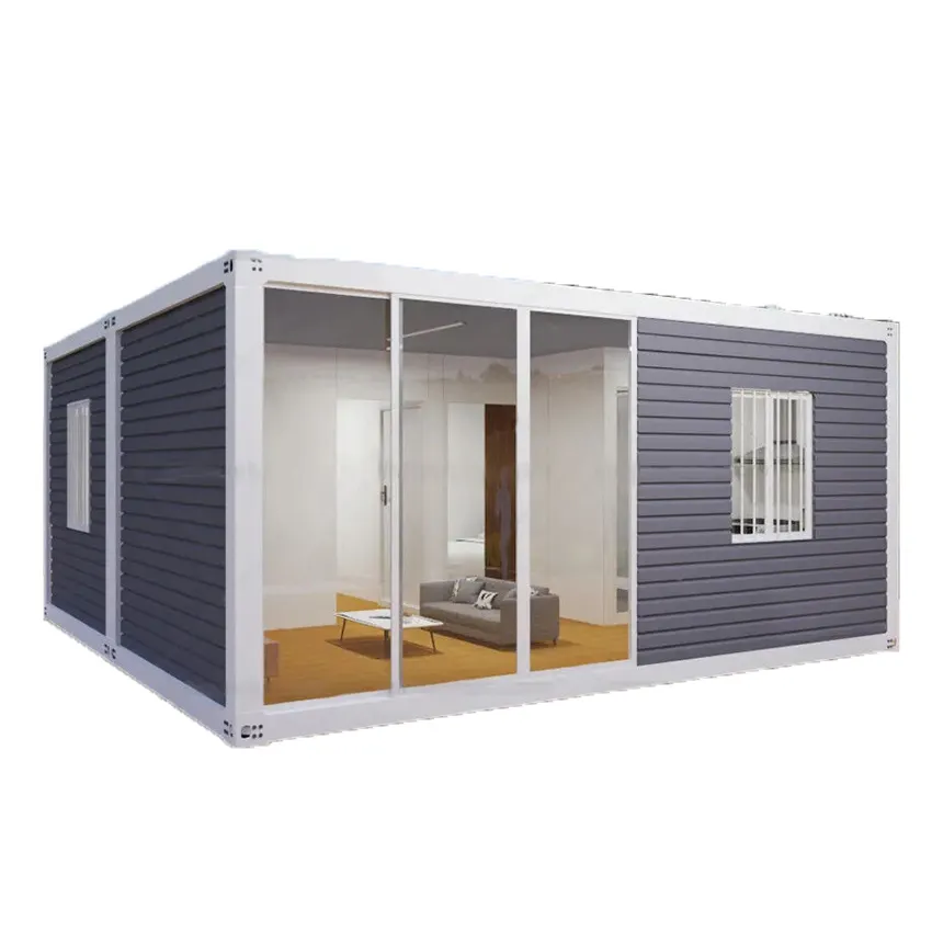 Prefab Stackable Quick Assemble Tiny Removable Fitted Portable Homes 2 Bedroom Container House For Sale