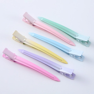 Non. 9 pinces à cheveux carrées en métal à dégradé de couleurs, 12 cm, pour femmes, usage quotidien - Product Image 4